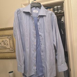 Like new Eton Mens Shirt Slim Dress Shirt 16 41